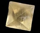 Yellow, Cleaved Fluorite Octahedron - Illinois #37828-1